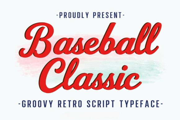Baseball Classic: Integrating a Vintage Sporty Script Font into Your Design Workflow