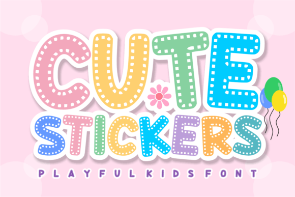 Cute Stickers Font: A Playful Tool for Crafty Creators