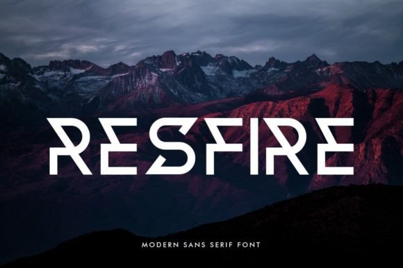 Decoding Resfire: The Sans-Serif Font Shaping Modern Visual Identity