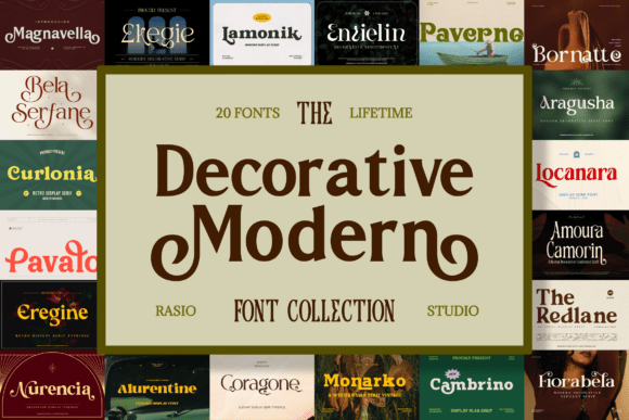 Elevate Your Visual Language with Decorative Modern Typography