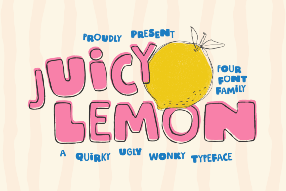 Inject Personality into Your Designs: A Guide to the Juicy Lemon Font