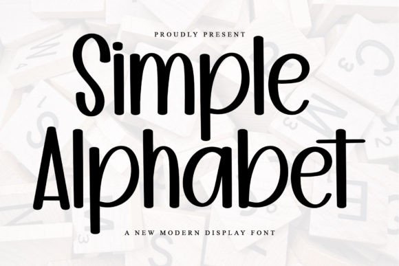 Simple Alphabet: A Festive Typeface for Holiday Projects