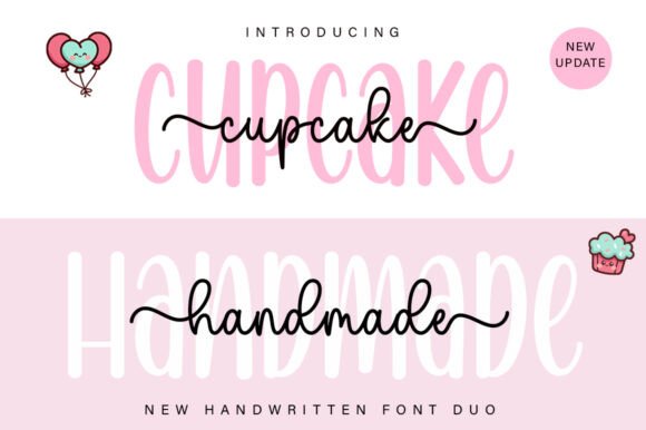 Unveiling the Cupcake Handmade Duo: A Font Pairing for Modern Creatives