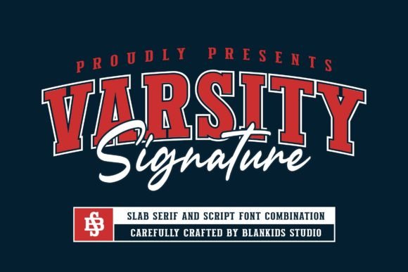 Varsity Signature: Elevate Your Branding with a Sporty College Font
