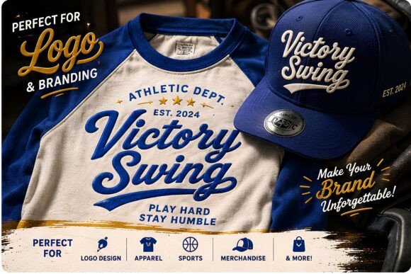 Victory Swing: The Vintage Script Font for Dynamic Branding
